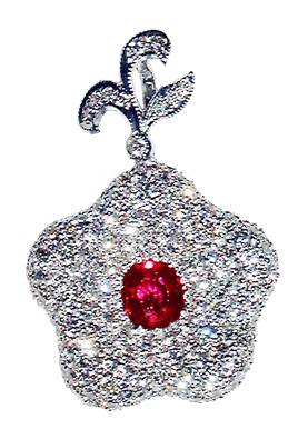 Ruby pendant