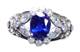 Blue sapphire ring