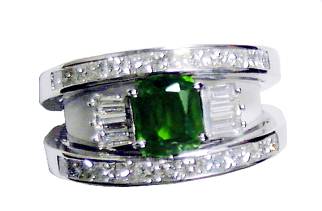 Tsavorite ring